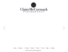 Tablet Screenshot of clairemccormack.com